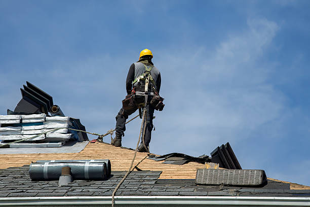 Professional Roof Replacement technician working in Mahnomen, MN